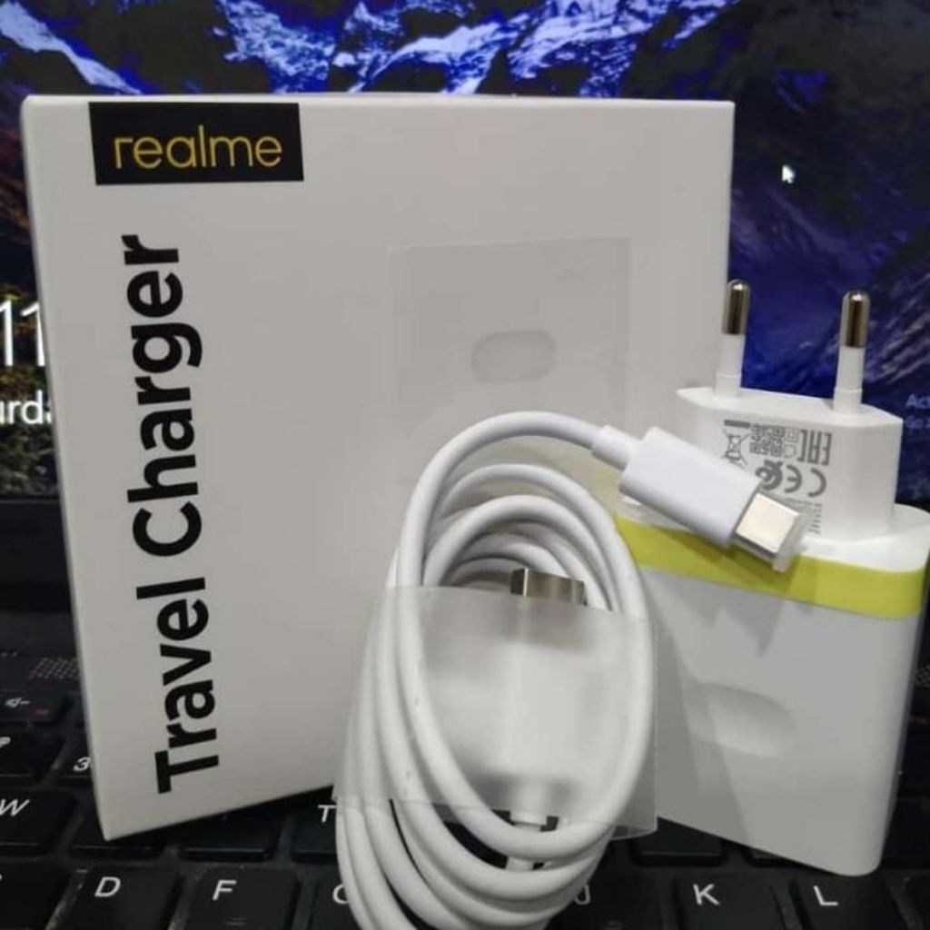 Charger Realme 6 Original 33W Usb Type C Super Dart Vooc 33 Watt Adaptor Kabel Full Set