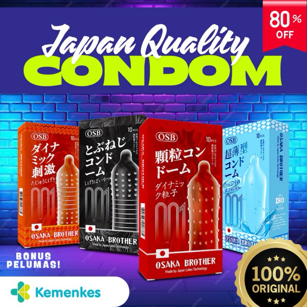 Kondom OSB OSAKA BROTHER 001 Extreme Mix Texture Condom Japan Quality