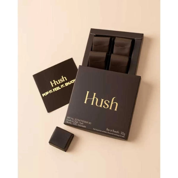 

Hush Chocolate For Couple Dark Chocolate Original 32gram