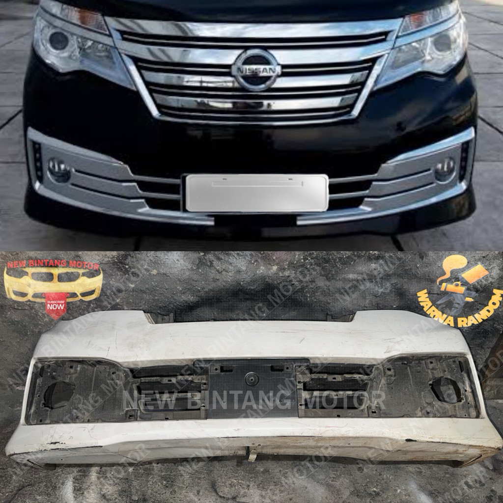 Bumper depan nissan serena C26 Autech facelift original
