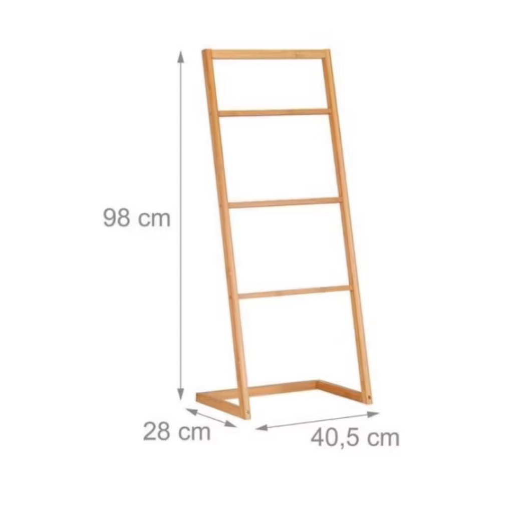rak handuk kayu jati solid rak handuk minimalis rak serbaguna
