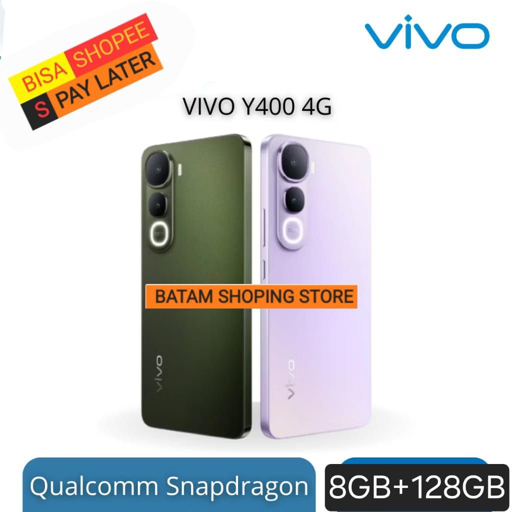 VIVO Y400 4G RAM 8GB / 128GB NEW 2025 [ BATERAI 6000mAh ] GARANSI RESMI