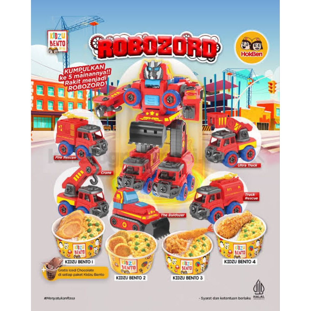 Robozord HokBen Kids Meal 2025