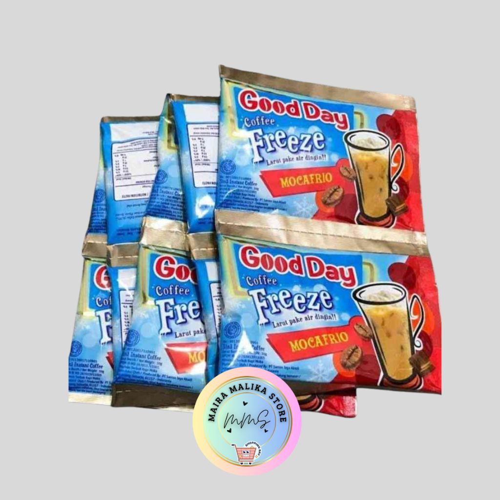 

good day freeze 1 renceng 10 sachet @30 gram