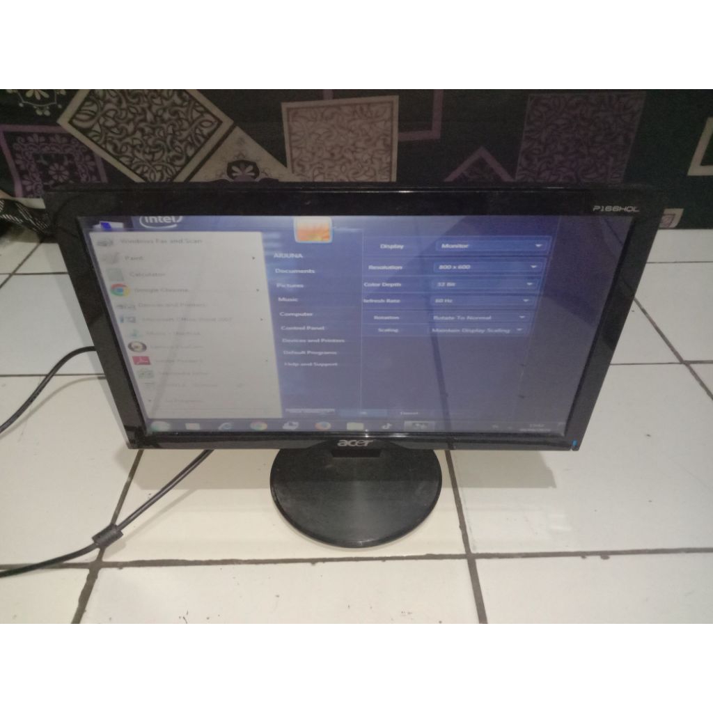 monitor ACER 16inch bagus