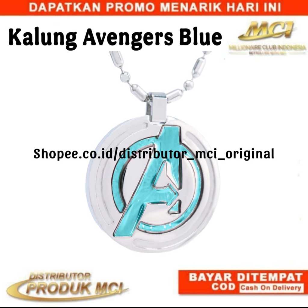 KALUNG AVENGERS BLUE KALUNG MARVEL MCI KALUNG KESEHATAN MCI KALUNG MCI ORIGINAL KALUNG MCI PRIA