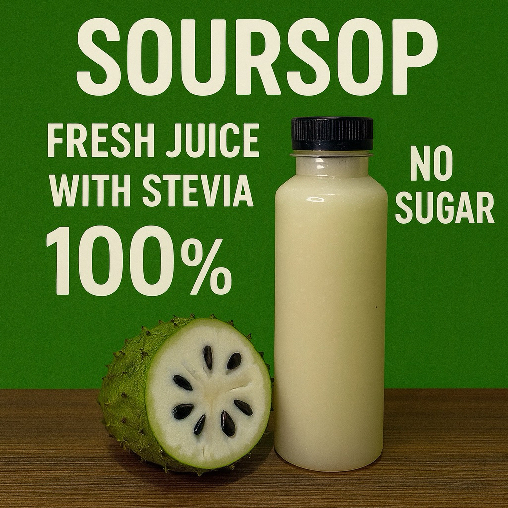 

Juicelicious Jus Buah Sirsak Sehat With Stevia 100%, No Added Sugar - 250ml