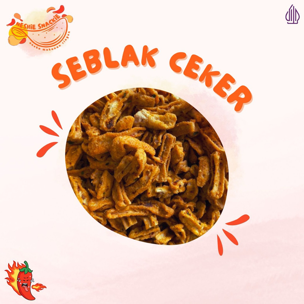 

KERIPIK SEBLAK CEKER (GROSIR) CAP DUA PUTRA / 1 bal isi 20 pack