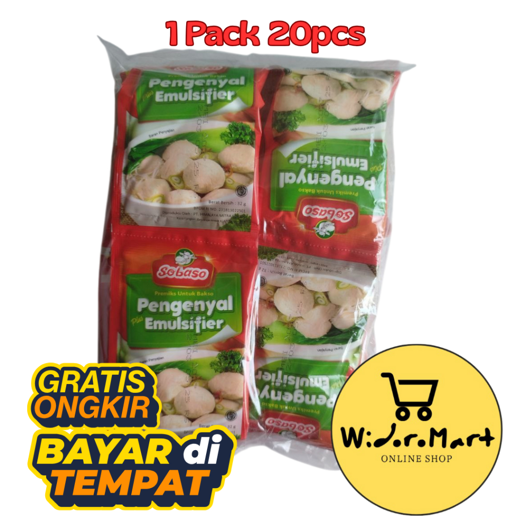 

Sobaso Tepung Pengenyal Emulsifer 20pcs ( 1 Pack )