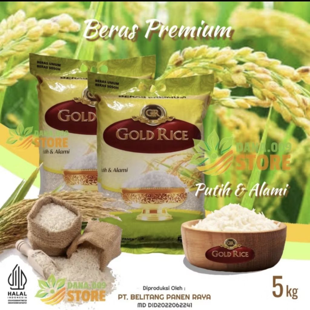 

Beras Putih Premium Gold Rice 5kg