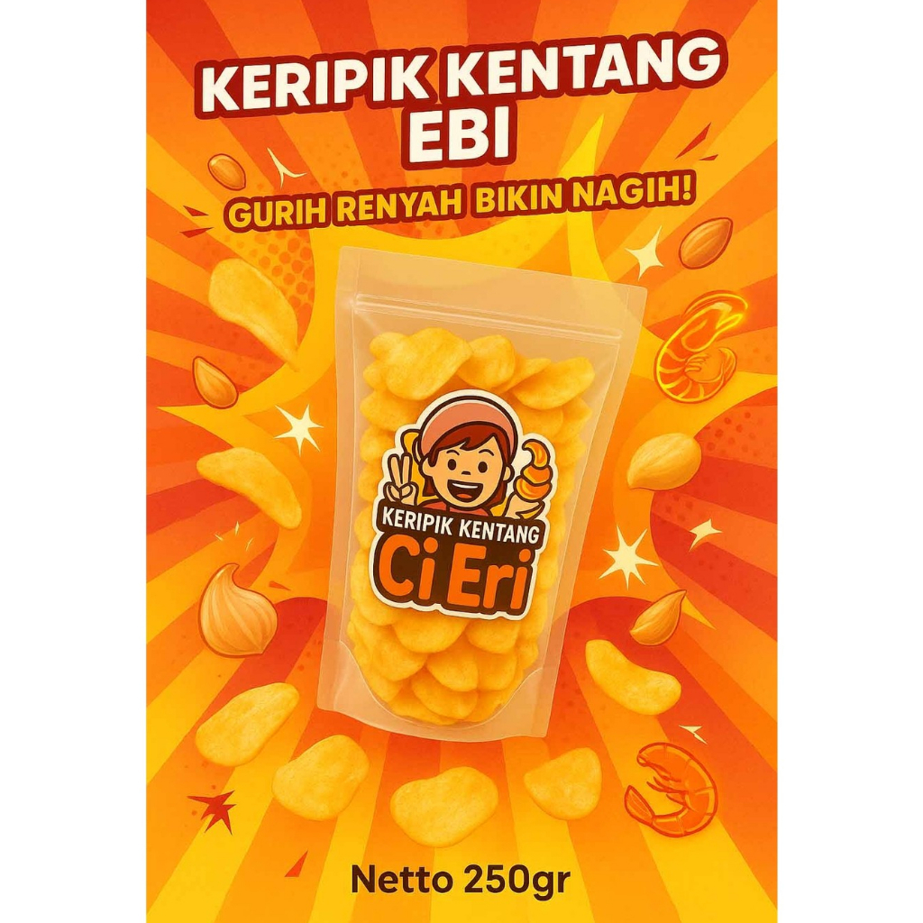 

Keripik Kentang Ebi Renyah Gurih – Snack Halal Premium