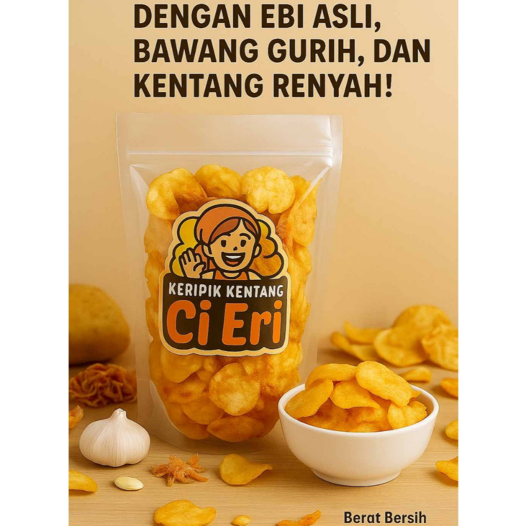 

Keripik Kentang Ebi Gurih – Snack Renyah Halal