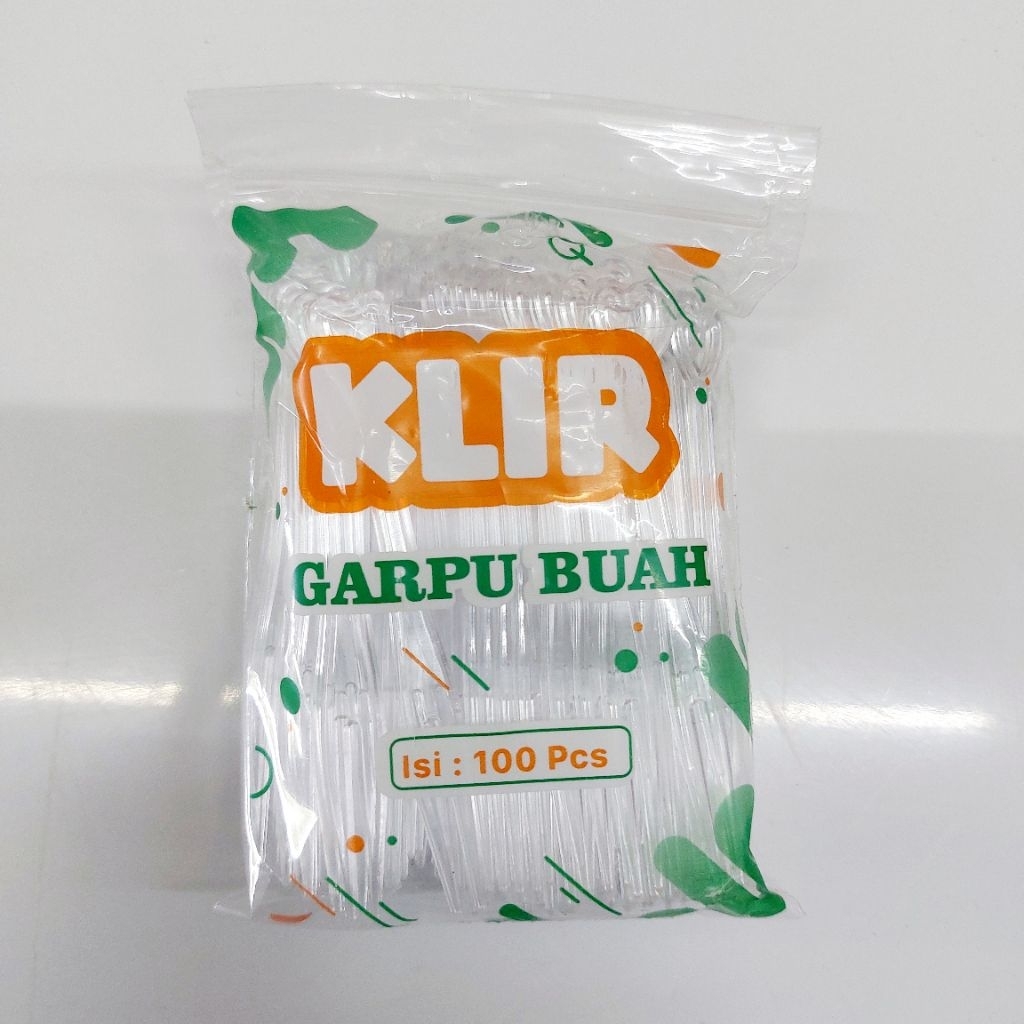 KLIR Garpu Buah Bening