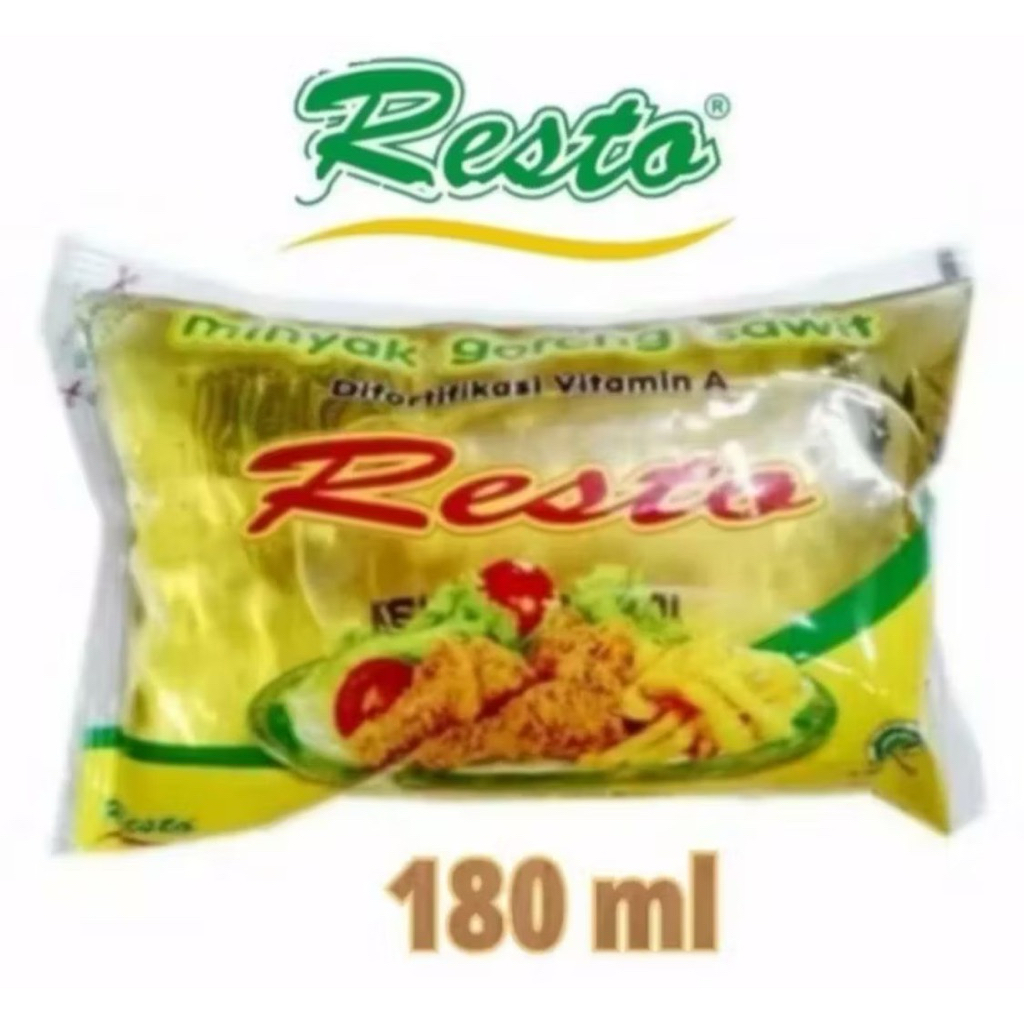 

Resto minyak goreng sachet 180ml