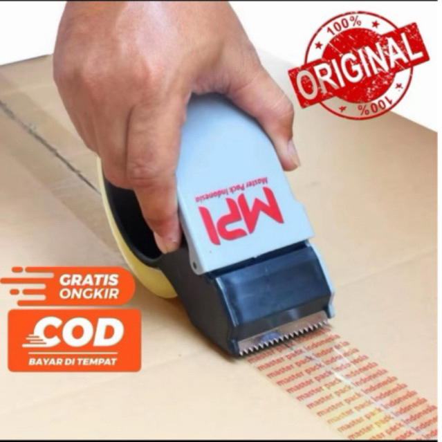 

Dispenser Tape Master Pack Indonesia 2 Inch Lakban - Tape Cutter Alat Packing