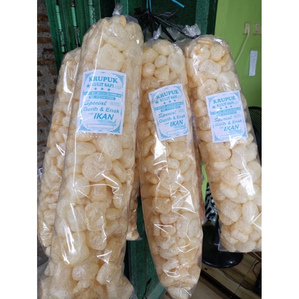 

Kerupuk kulit sapi besar 175gr