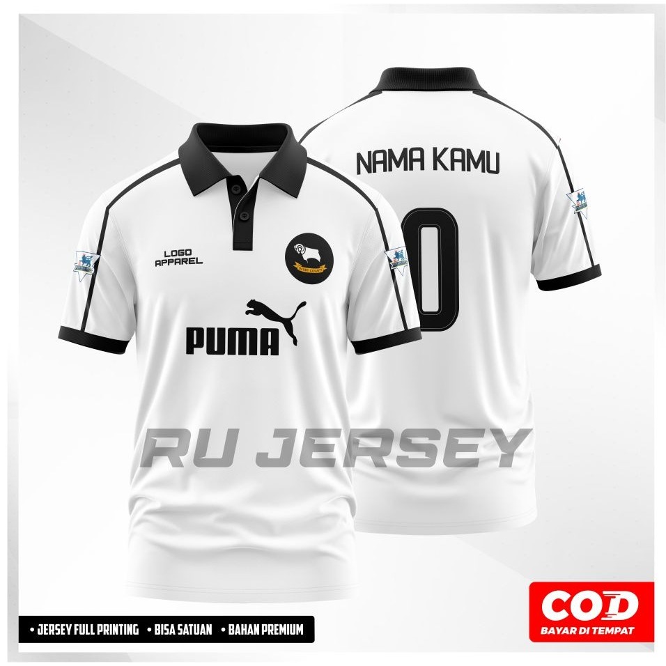 Jersey Derby County 1997 Full Printing