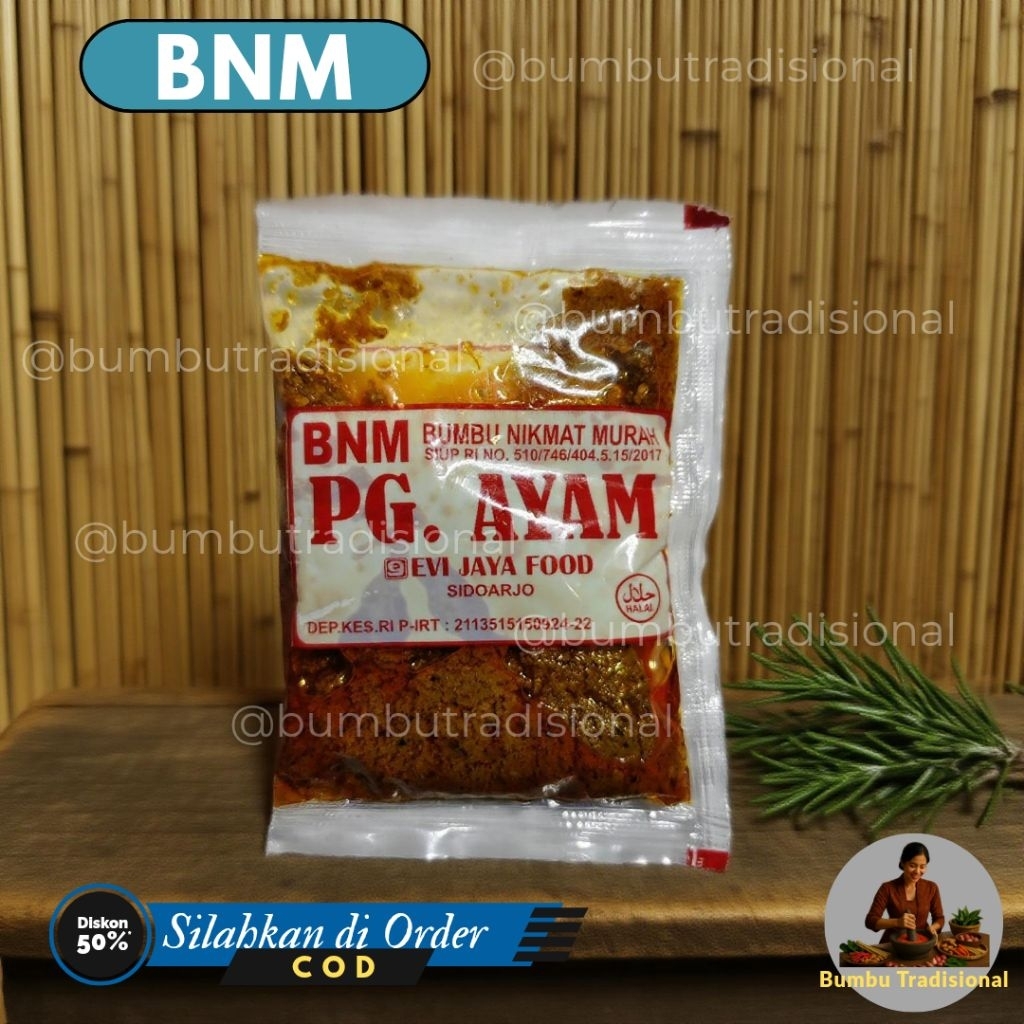 

BNM / Bumbu PANGGANG AYAM / Bumbu Nikmat Murah / Bumbu Masak Instan