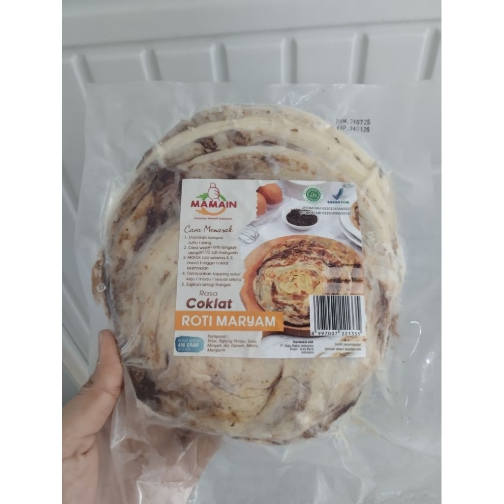 

Mamain Roti Maryam Coklat isi 5
