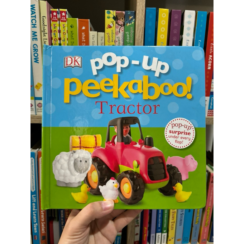 Original DK Pop up Peekabo / First words/ Tractor / Buku Pop Up 3D / Buku Impor BBW / Buku Interakti