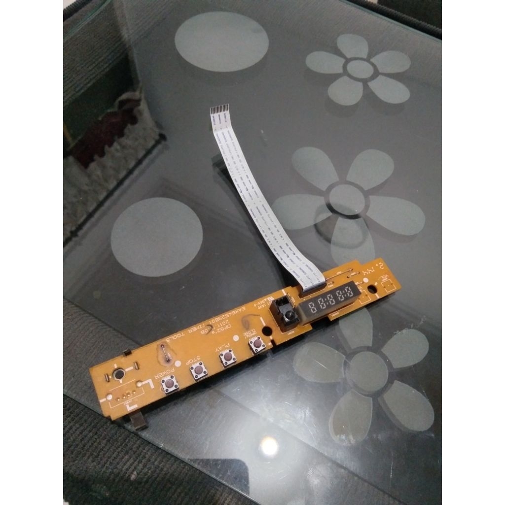 panel display pcb dvd LG model DP520 original copotan +flexyblenya