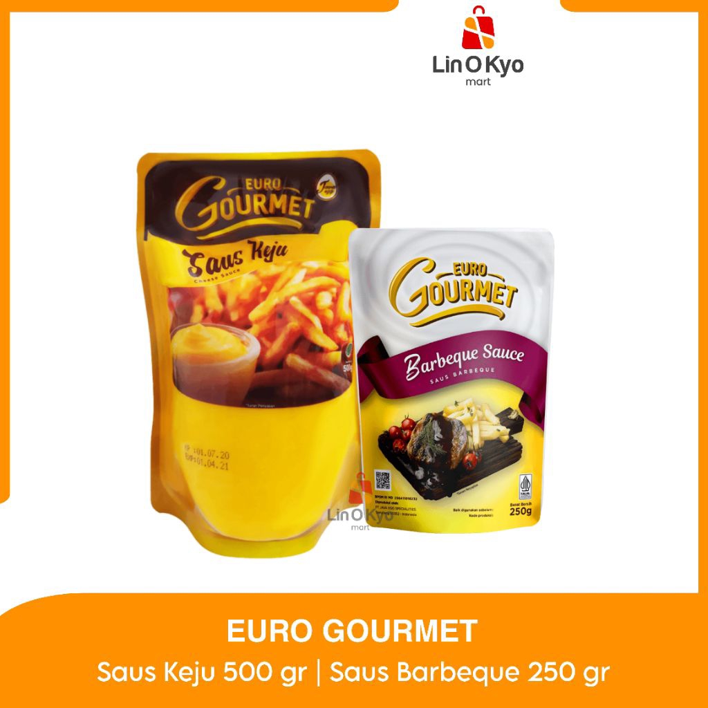 

EURO GOURMET Saus Barbeque 250 gr/Keju 500 gr