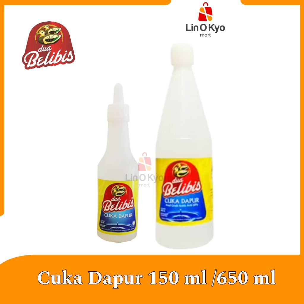 

Cuka Dapur DUA BELIBIS 150 & 650 ml