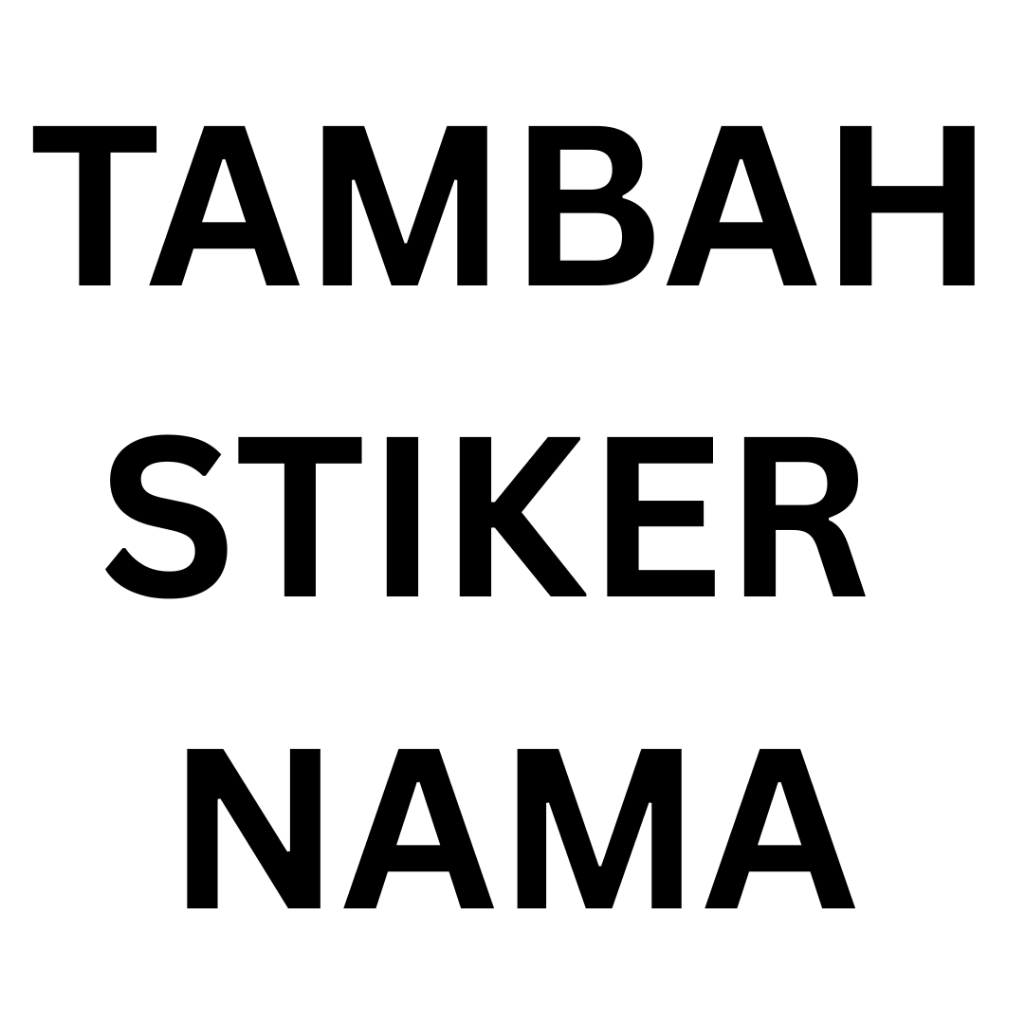 

SATUAN STIKER NAMA UNTUK KAOS ANAK TULIS DI CATATAN
