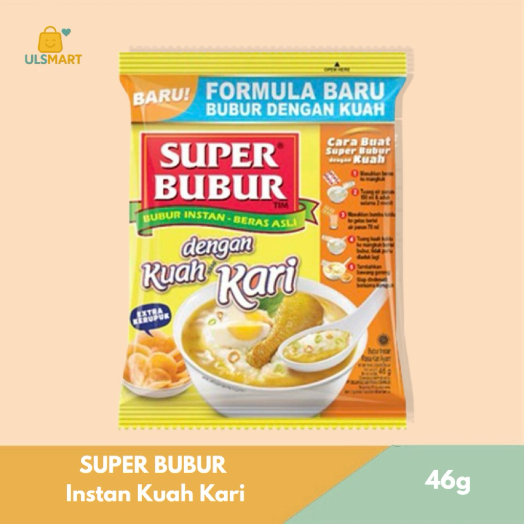 

SUPER BUBUR Instan Kuah Kari 46 g
