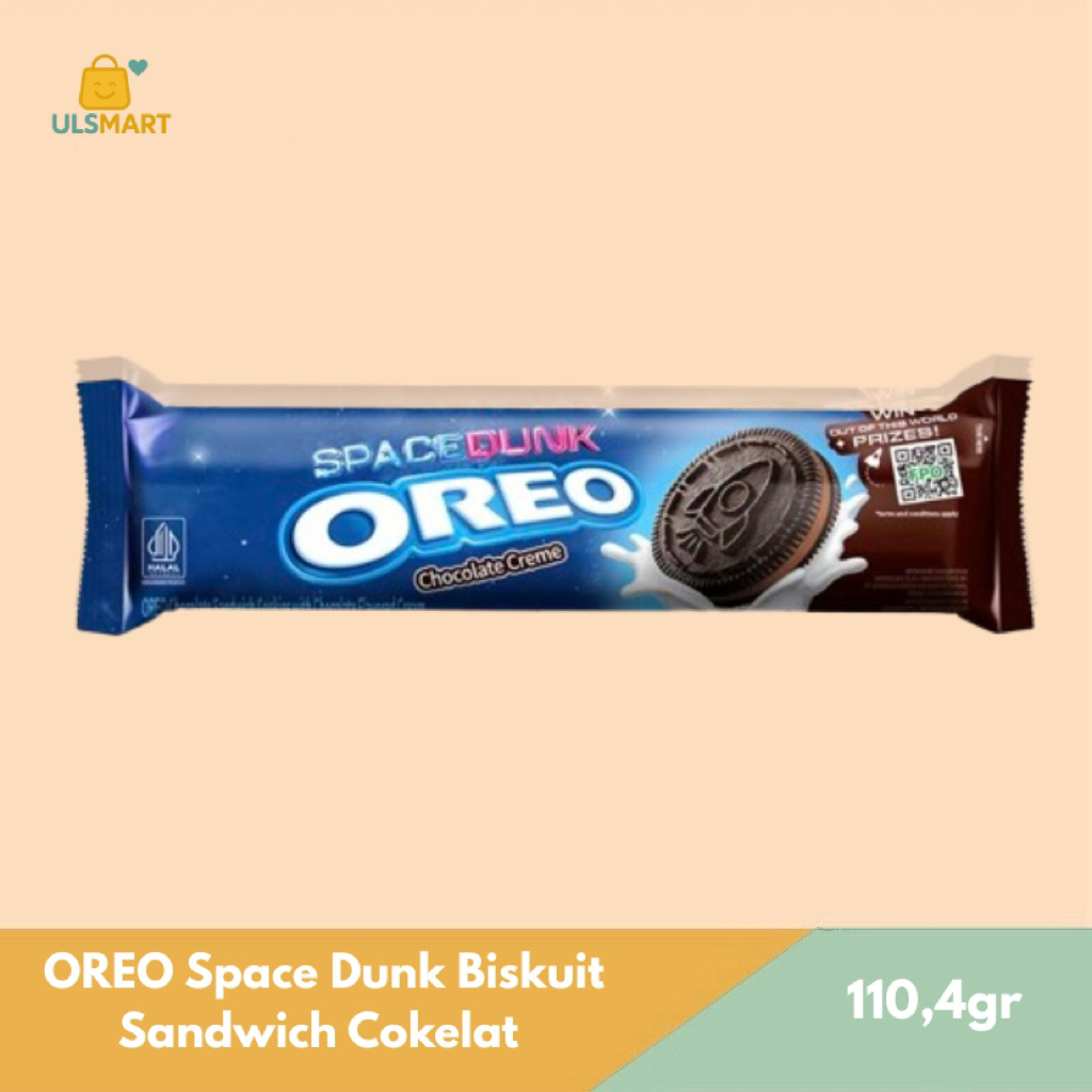 

OREO Space Dunk Biskuit Sandwich Cokelat 110,4 g