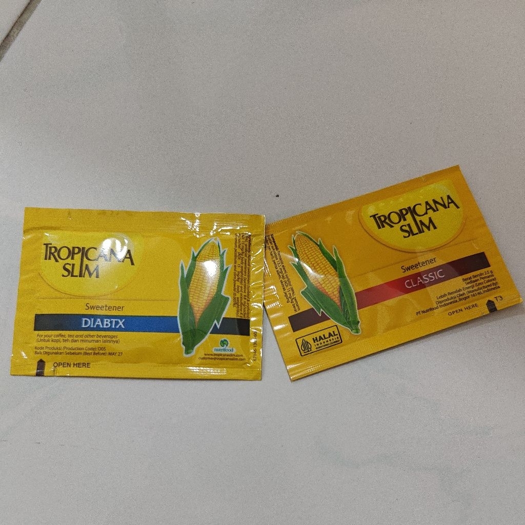 tropicana slim sweetener DIABTX classic 2.5gram gula diabetes gula pengganti murah