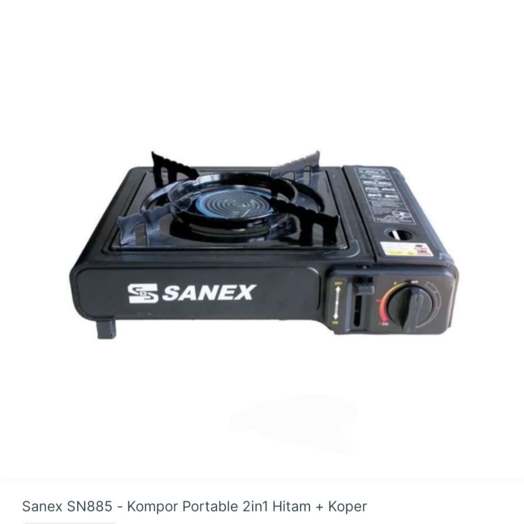Kompor gas portable sanex sn885 gas tabung kecil portable piknik