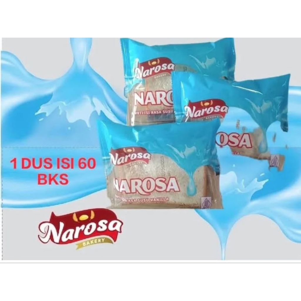 

Roti Susu Vanila NAROSA Isi 60pcs – Roti Lembut Halal Murah / Roti Isi Creamy untuk Bekal & Snack
