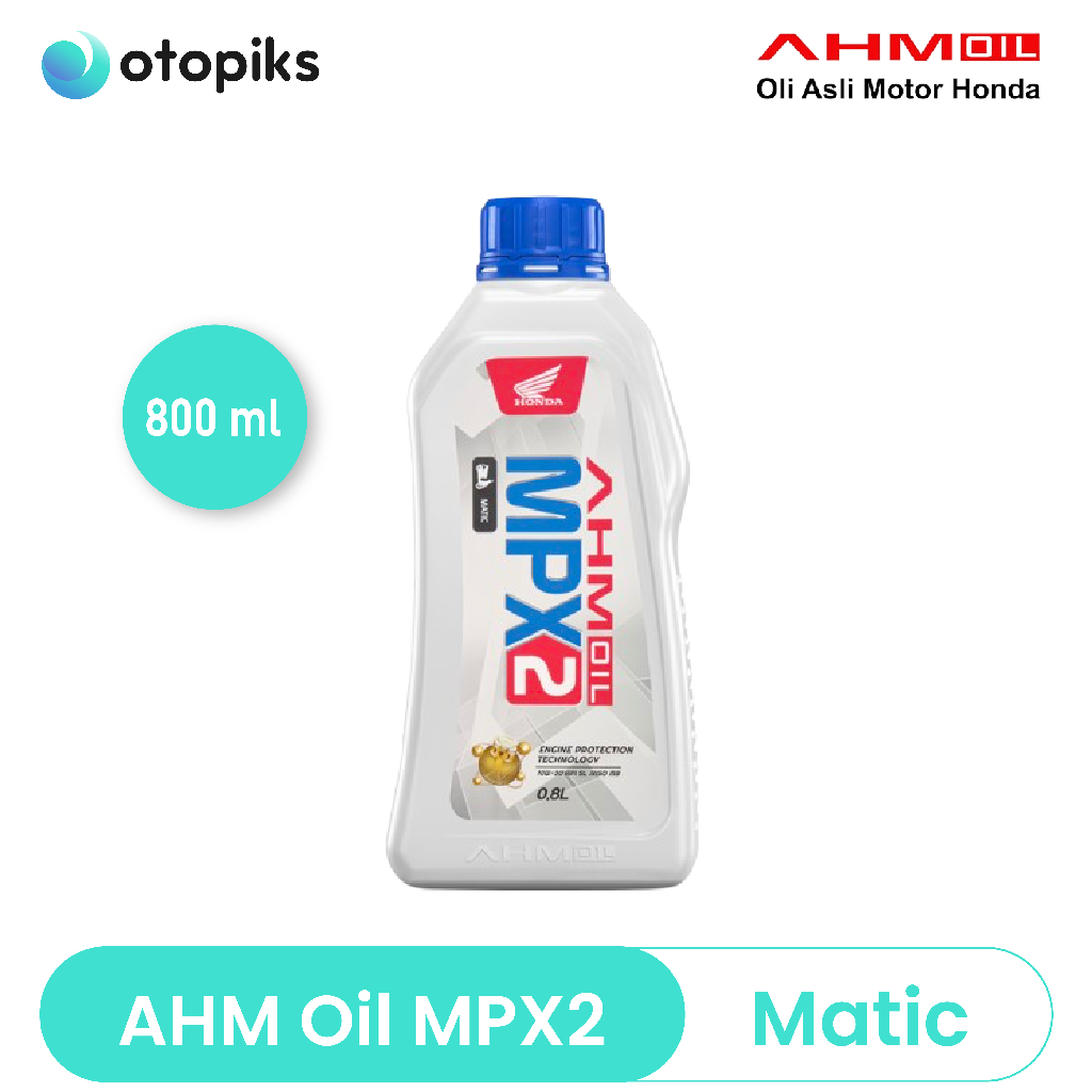 AHM Oil MPX2 800ml Semi Sintetis | 100% Original