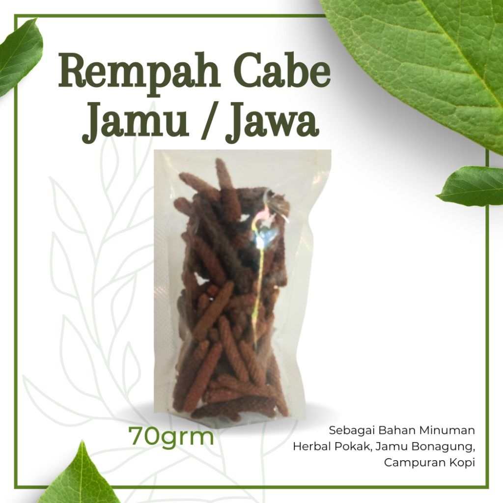 

Cabe Jawa Kering Rempah Cabe Jamu Bahan Minuman Herbal