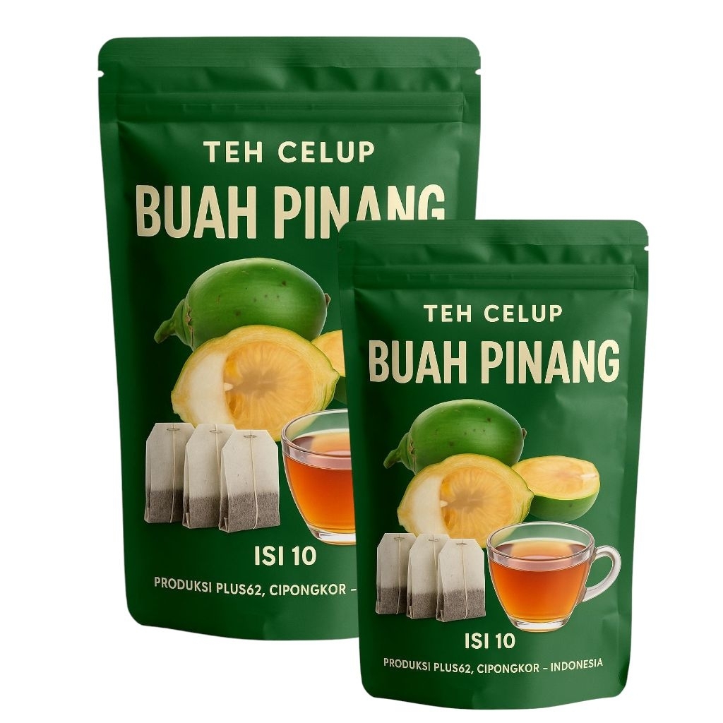 

Teh Celup Buah Pinang Isi 20 – Minuman Segar Rasa Khas – Kemasan Standing Pouch