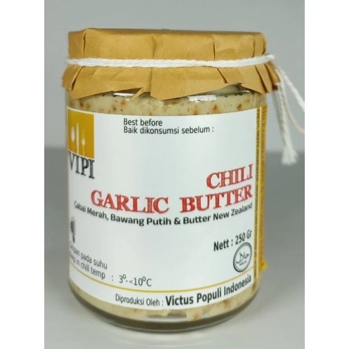 

CHILI GARLIC BUTTER by VIPI 250 Gr NEW PRODUCT