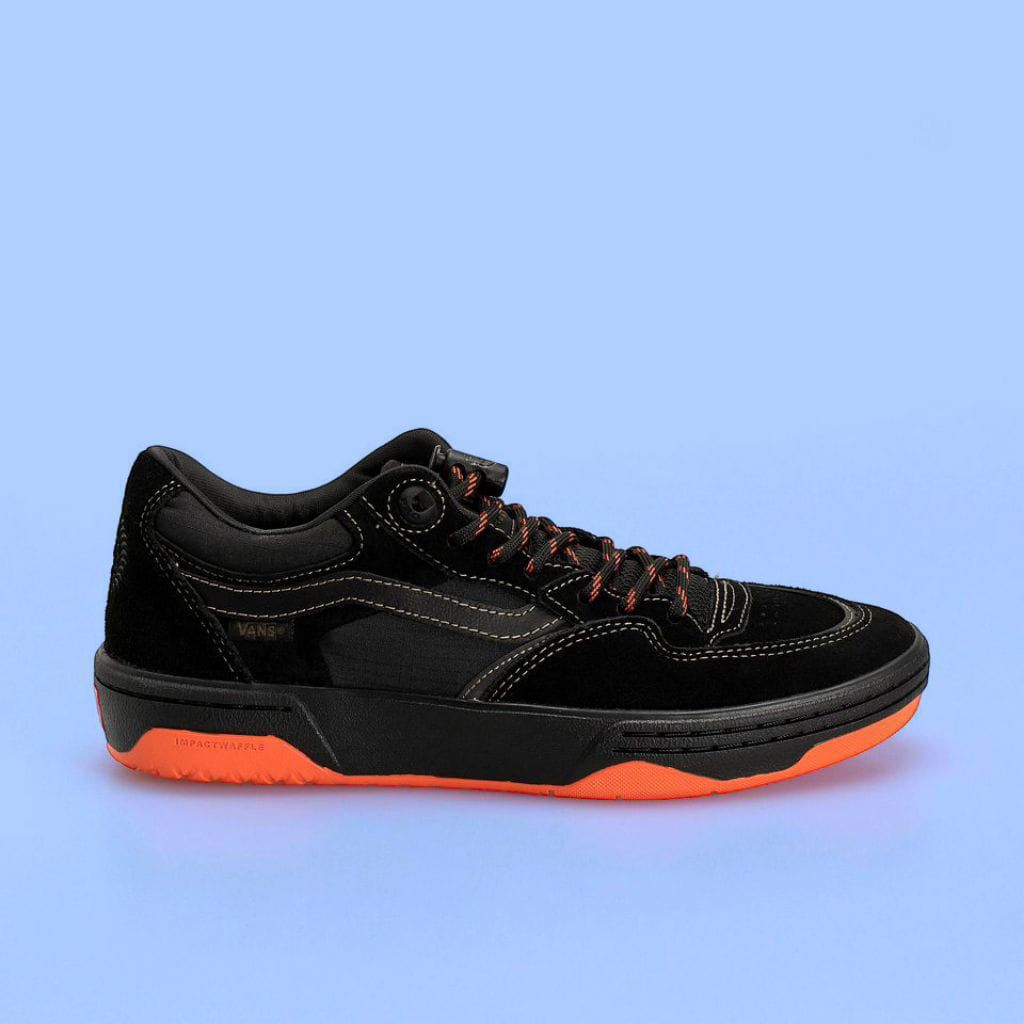 [BISA COD] VANS SKATE ROWAN 2 PRO X SPITFIRE BLACK ORANGE ORIGINAL