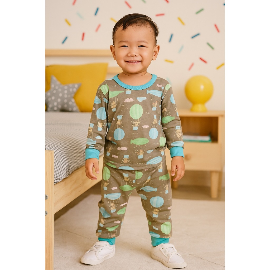 PIYAMA ANAK KENZY SNI / BAJU TIDUR ANAK / SETELAN PIYAMA ANAK (SNI)