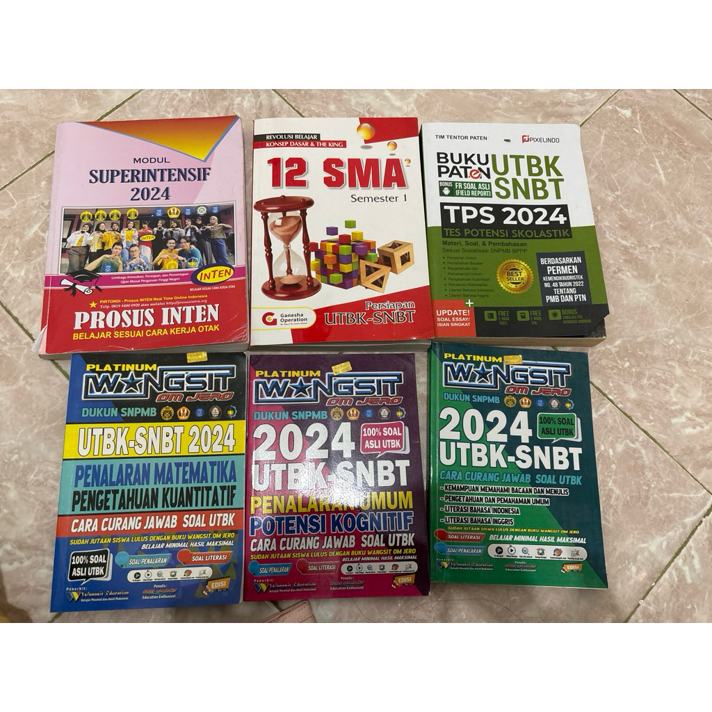 preloved buku utbk snbt