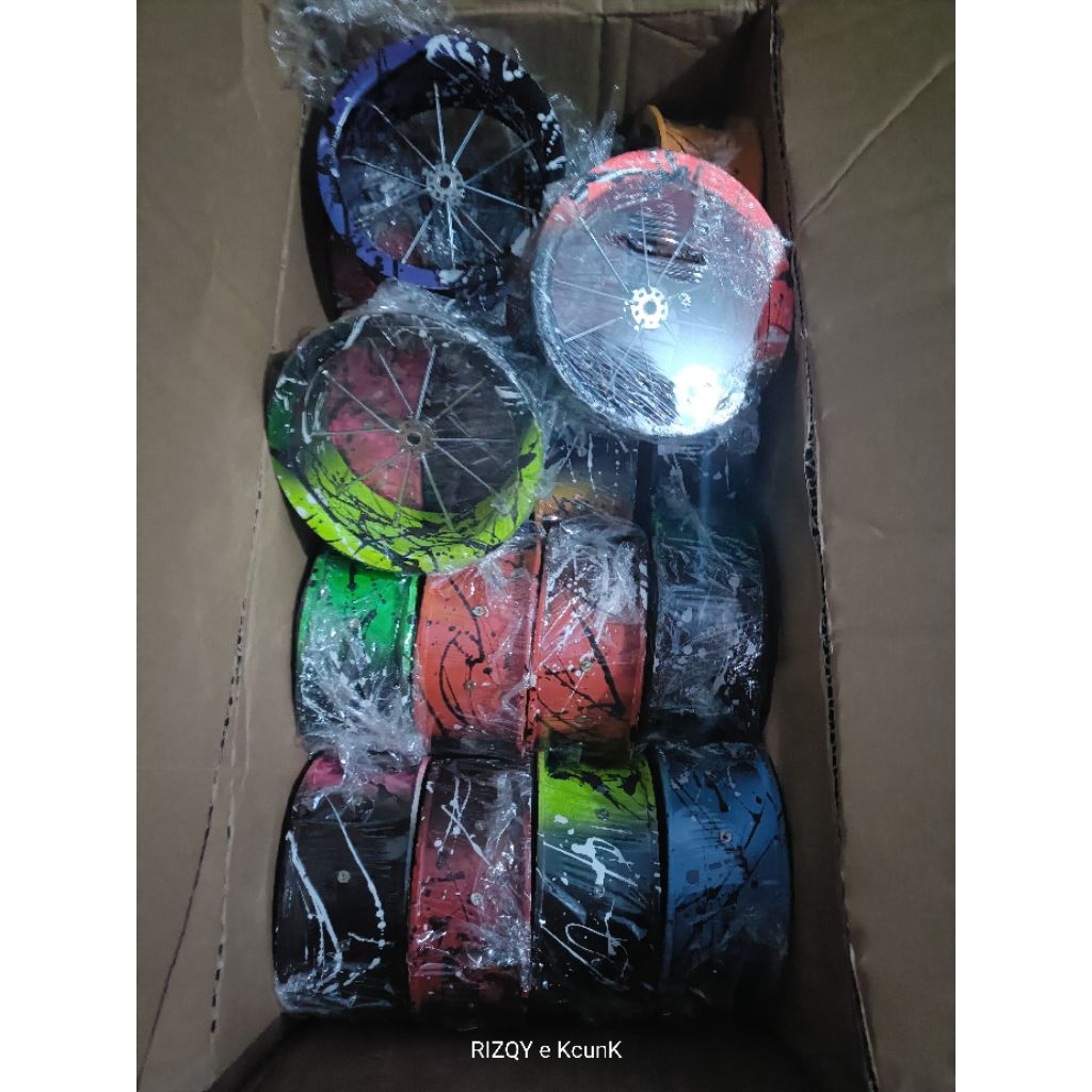 Bladu racing motif  jari jari 4 inch tebal 2 mm