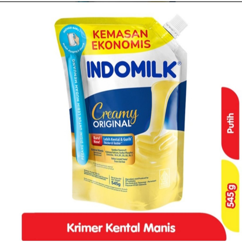 

Indomilk Susu Kental Manis Putih Pouch 545gr
