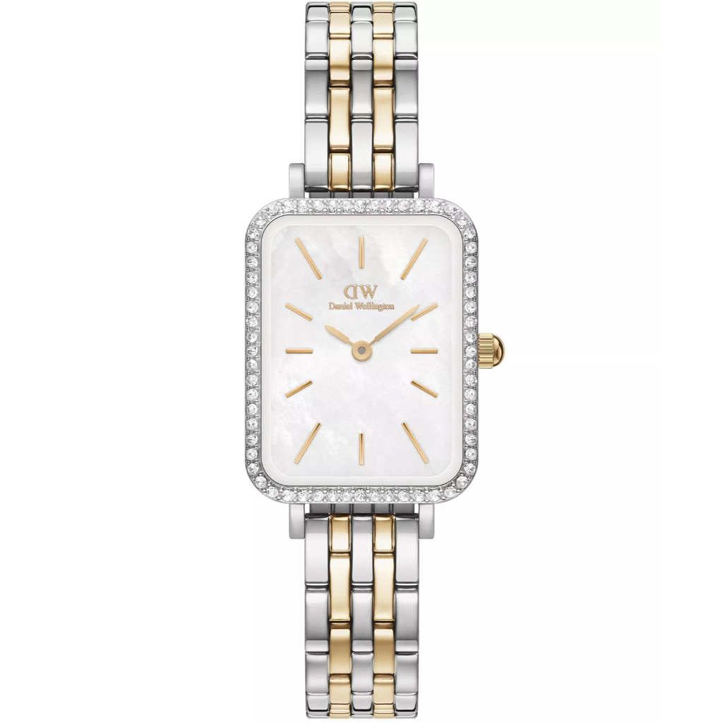 Daniel Wellington Quadro DW00100671 White Dial Stainless Steel Strap
