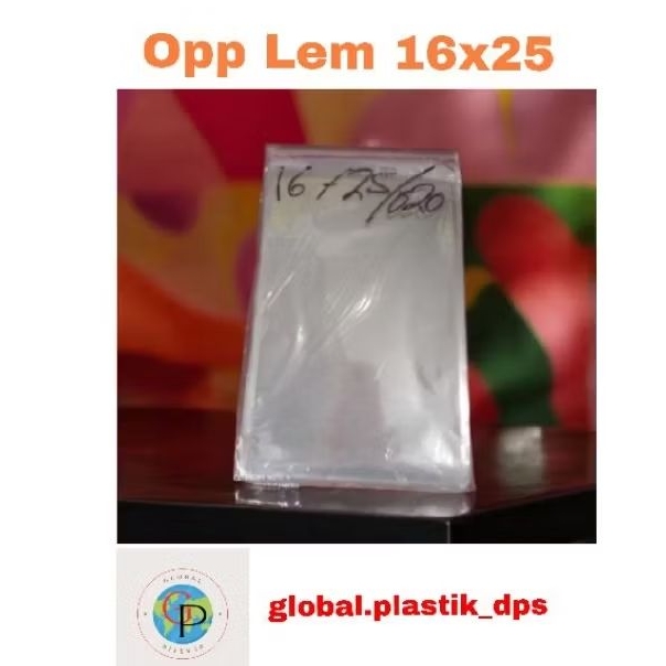 plastik opp lem 16x25