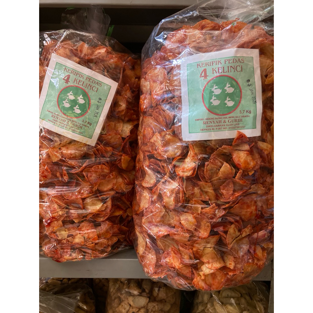 

Singkong Balado 4 Kelinci 3,7Kg