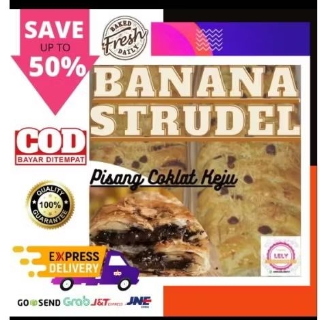 

Paket Hemat 2 box STRUDLE PISANG COKLAT KEJU / STRUDLE BANDUNG / HOMEMADE