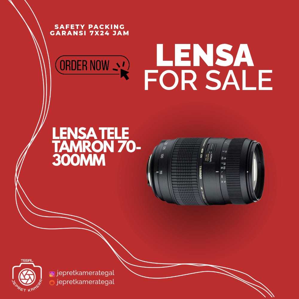 LENSA TELE TAMRON 70-300MM MURAH FOR CANON