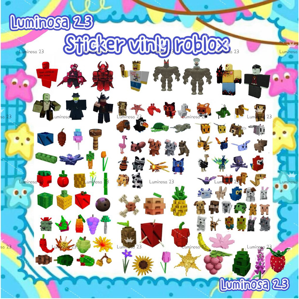 

STICKER (57pcs) GROW A GARDEN ROBLOX