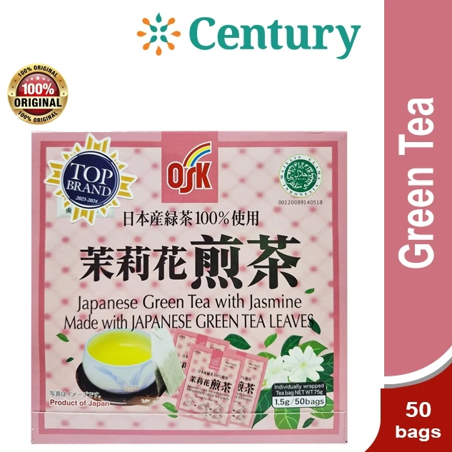 

OSK JAPANESE GREEN TEA JASMINE ISI 50 SACHET / MINUMAN / TEH