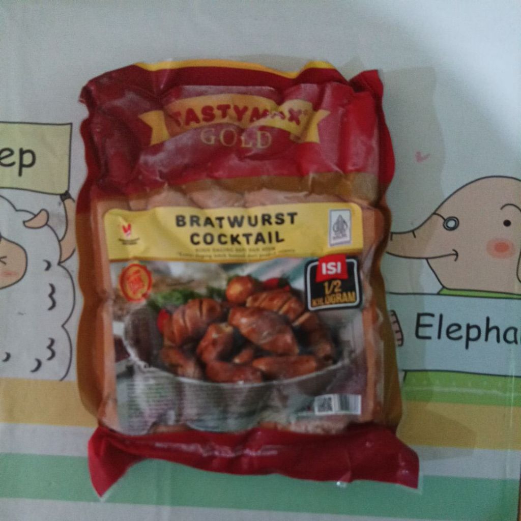 

Mister Max Tasty bratwurst 500gr